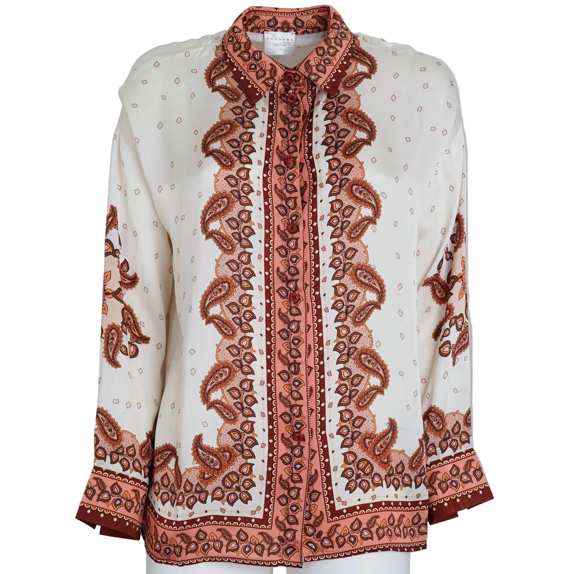 Camicia Anonyme Jackie Shirt A76SB065 Brick Donna