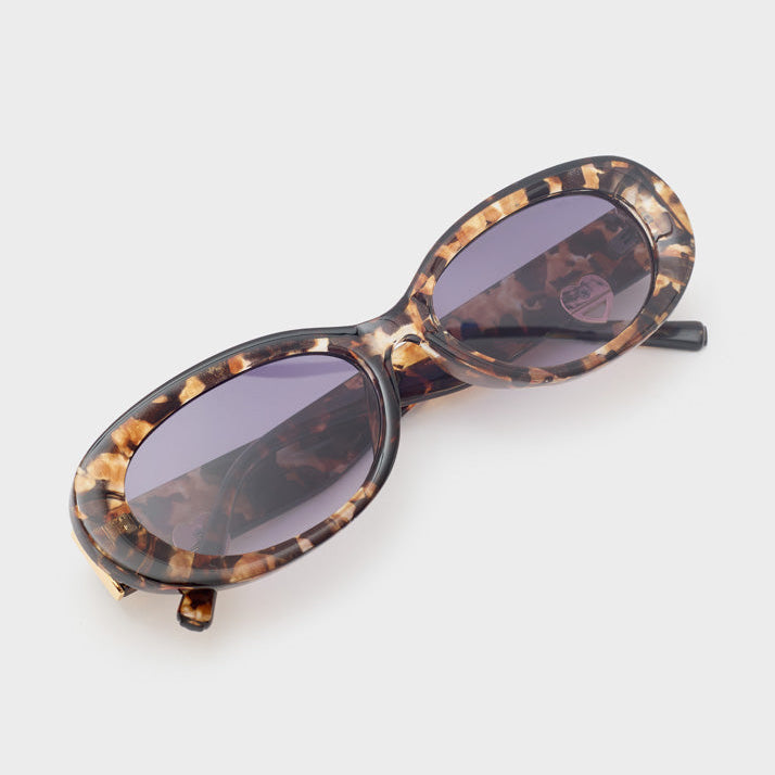 Occhiali da sole Nalì Lucy Oval SUOC0159 Tartarugato Donna