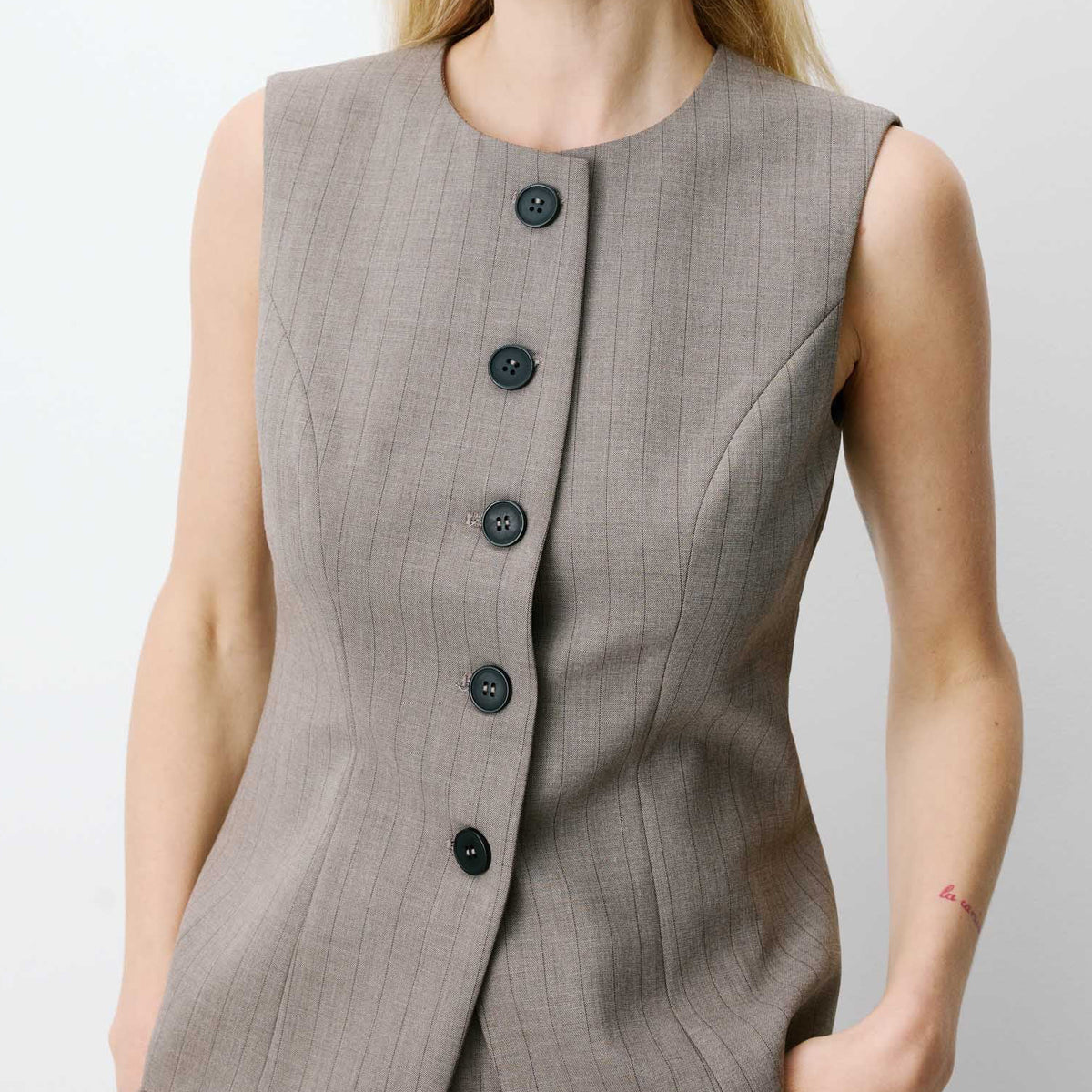 Gilet sartoriale Grace&Mila Aristide FW26111018 Rayure Donna