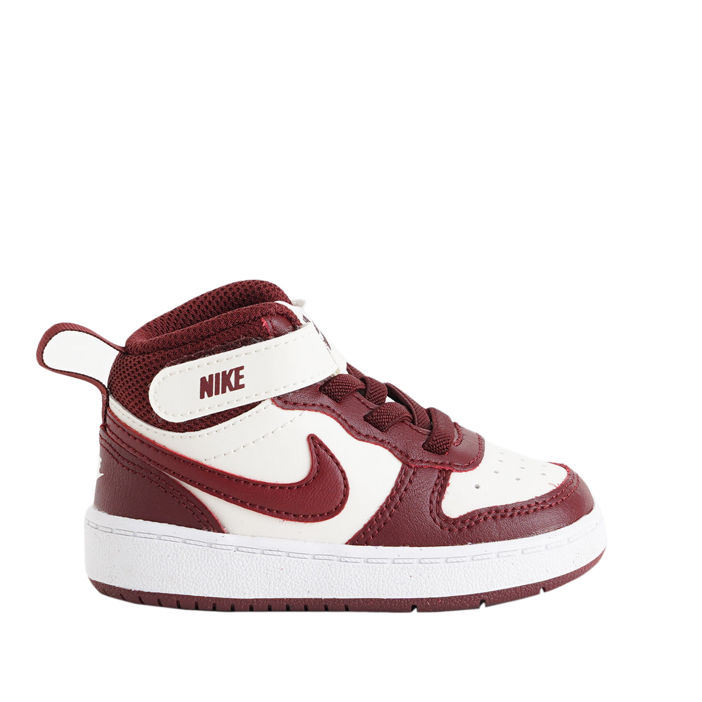 Sneakers NIKE Court Borough Mid 2 CD7784-013 Perla/Bordeaux Unisex bambino