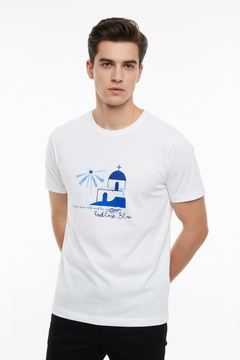 T-Shirt Endless Blue – Male Model