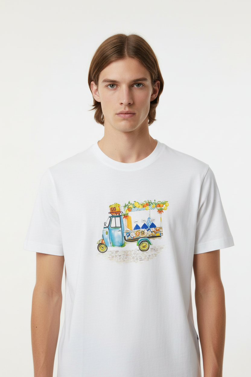 T-shirt Ape Siciliana - Vista Frontale