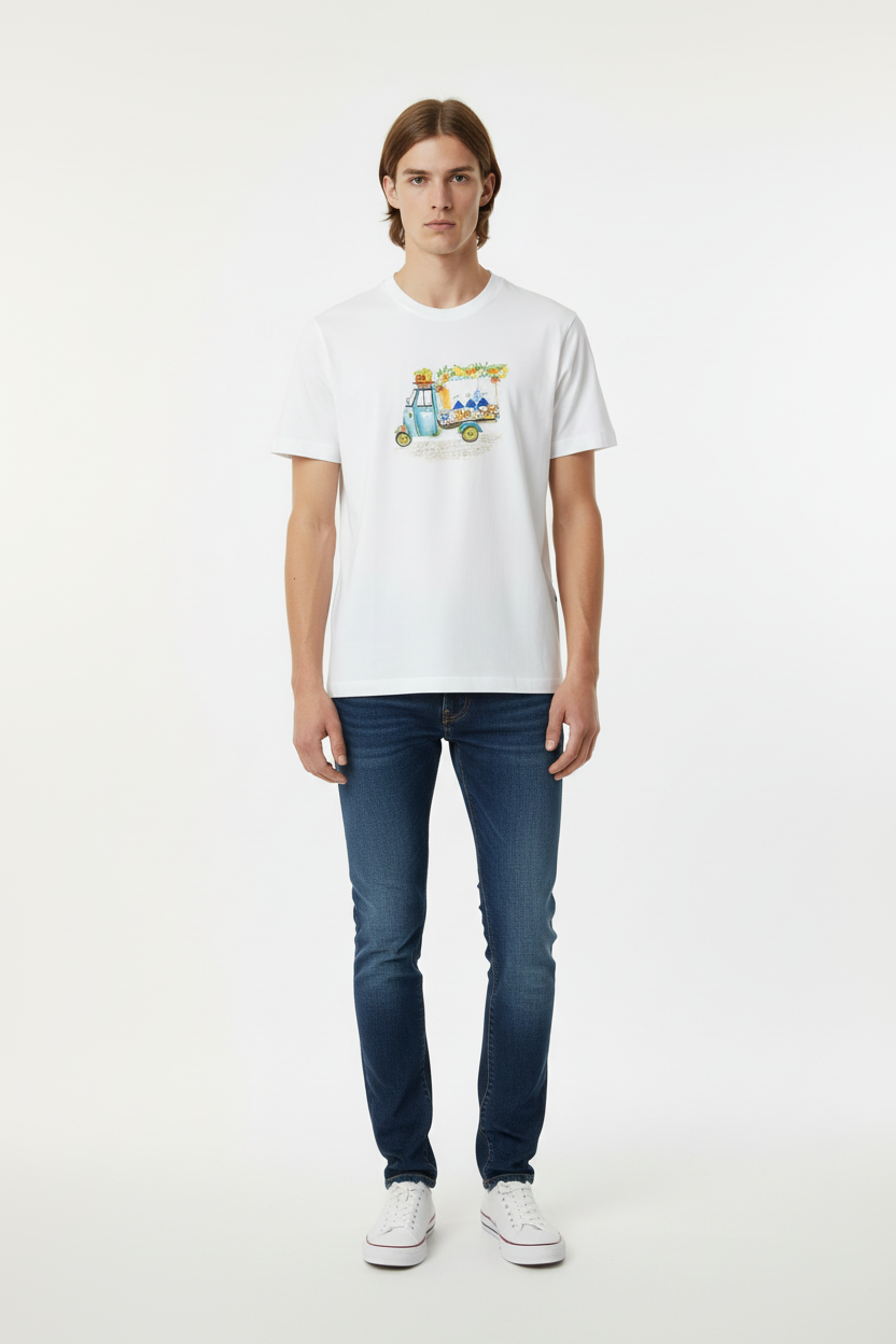 T-shirt Ape - Vista Intera