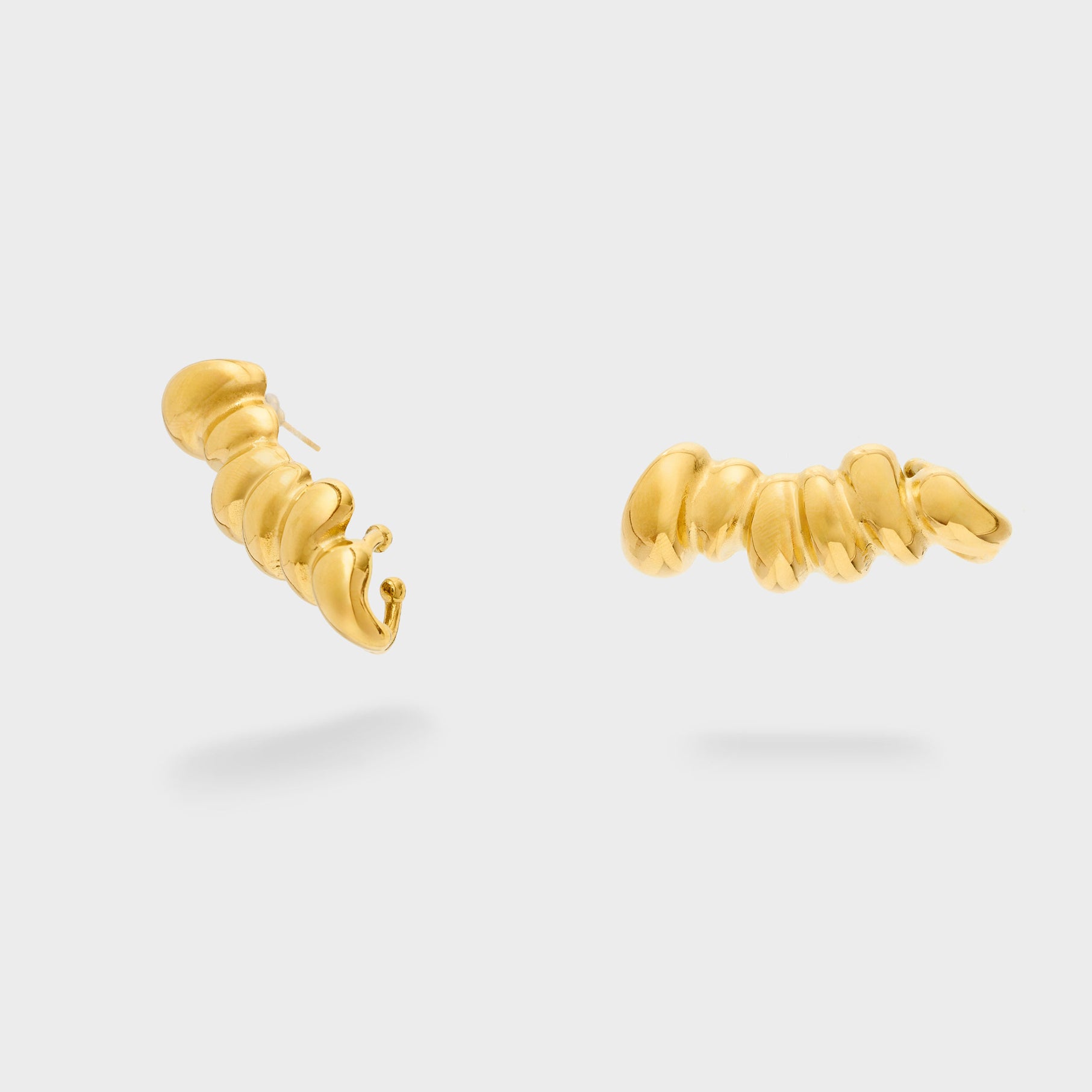 Orecchini Ear Cuff Ondulato Nali' PWOR0023 Oro Donna
