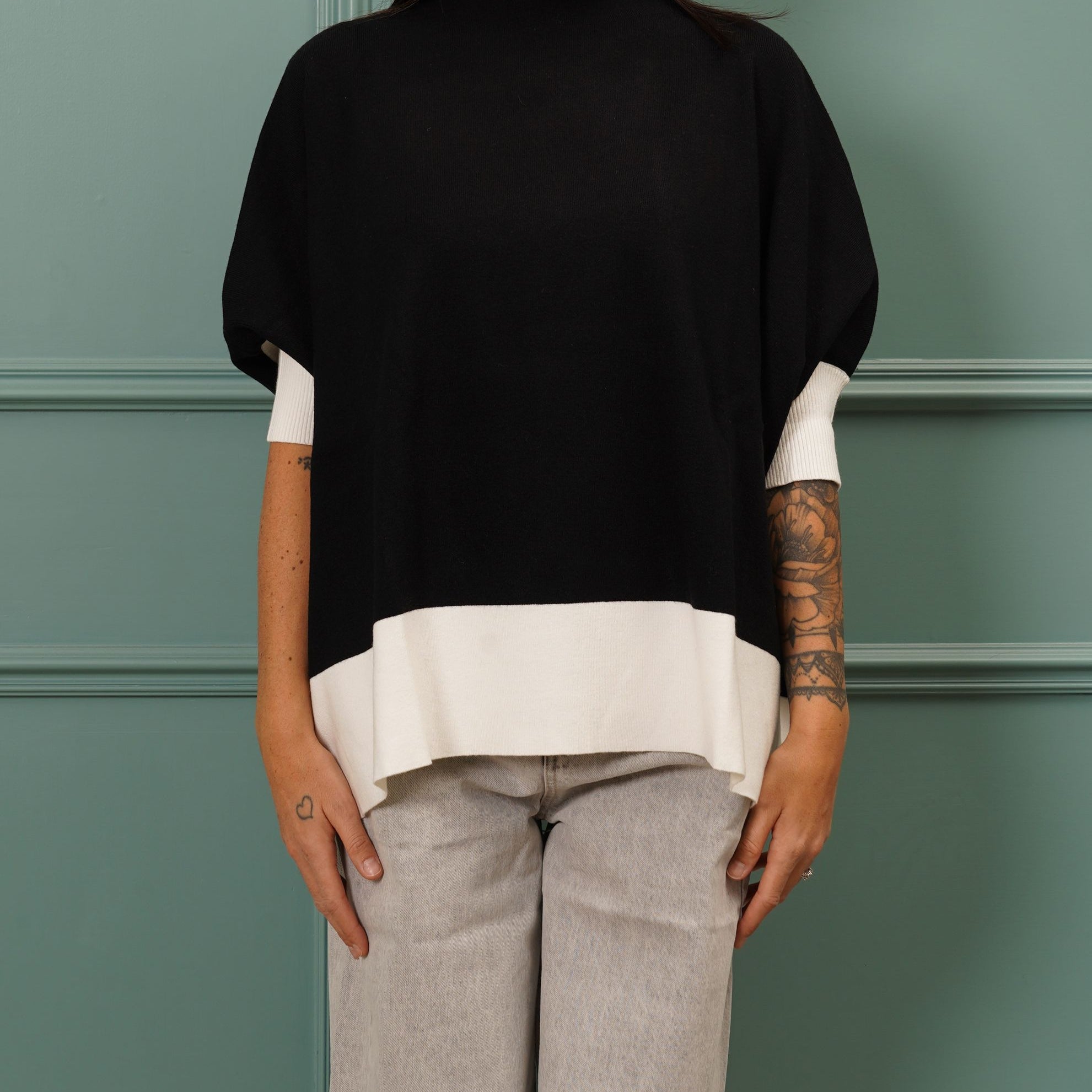 Maglia accollata BB GLAMOUR JN1077 Donna