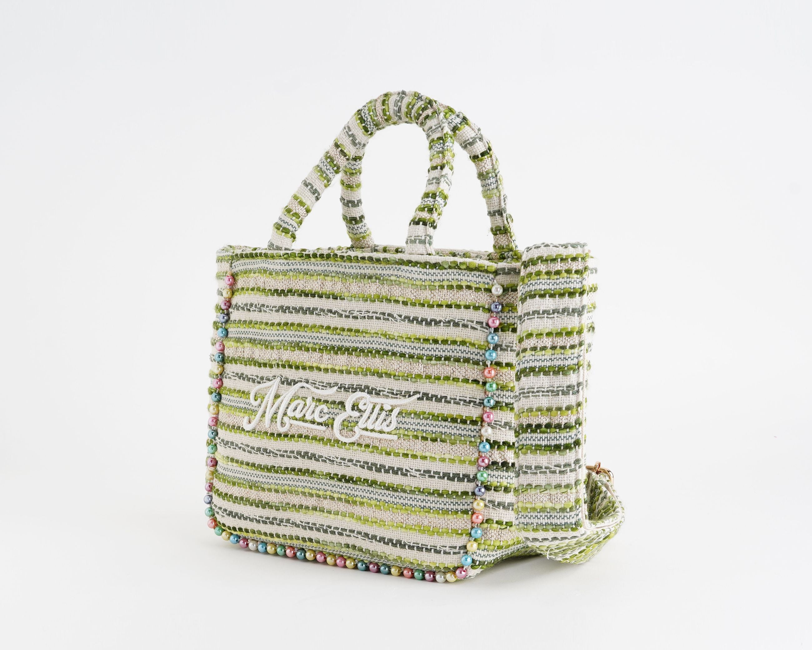 Borsa a mano Marc Ellis Buby S Indy 26 Donna Variant 09 – vista laterale, profilo H.24×L.36×P.15 cm con tracolla regolabile e tirazip logato