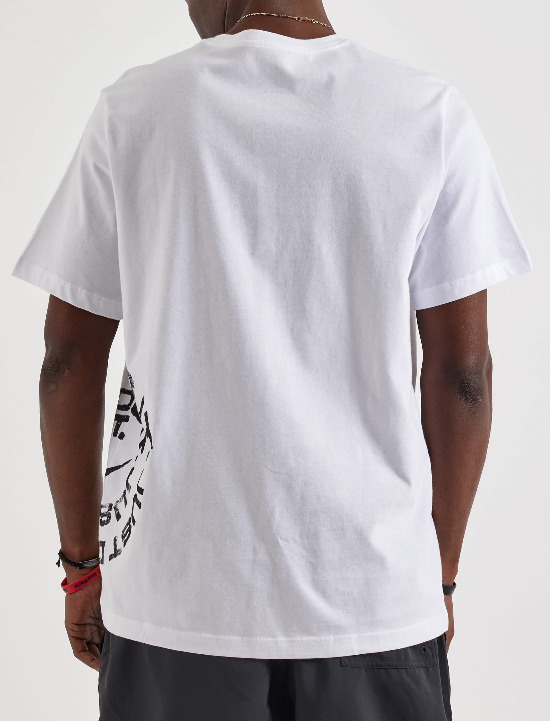 T-shirt Nike Spiral JDI IH1347-100 uomo colore White