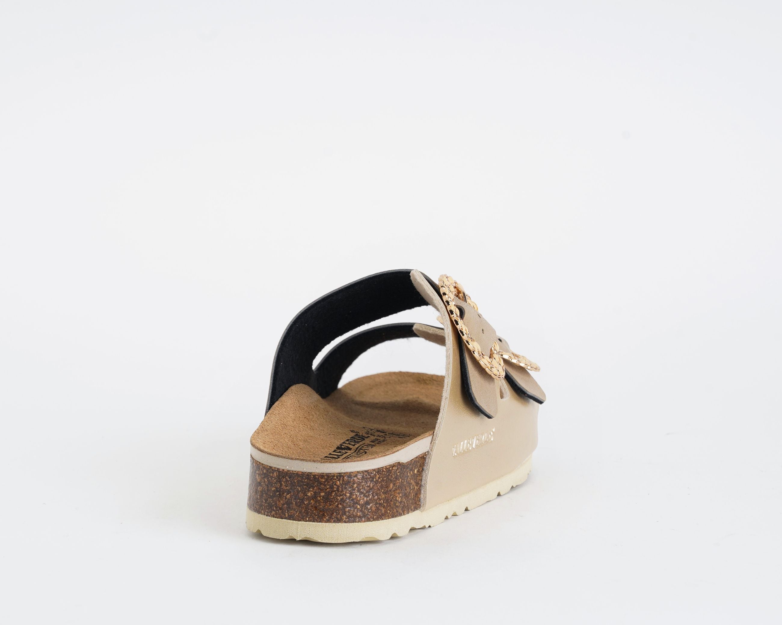 Sandalo VALLEVERDE VH31801T SABBIA - similpelle, fibbie con pietre, donna