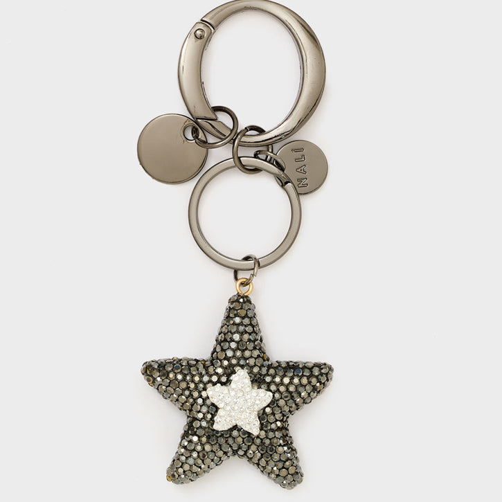 Portachiavi NALI' Stars EMPT0045 Nero/Argento Donna