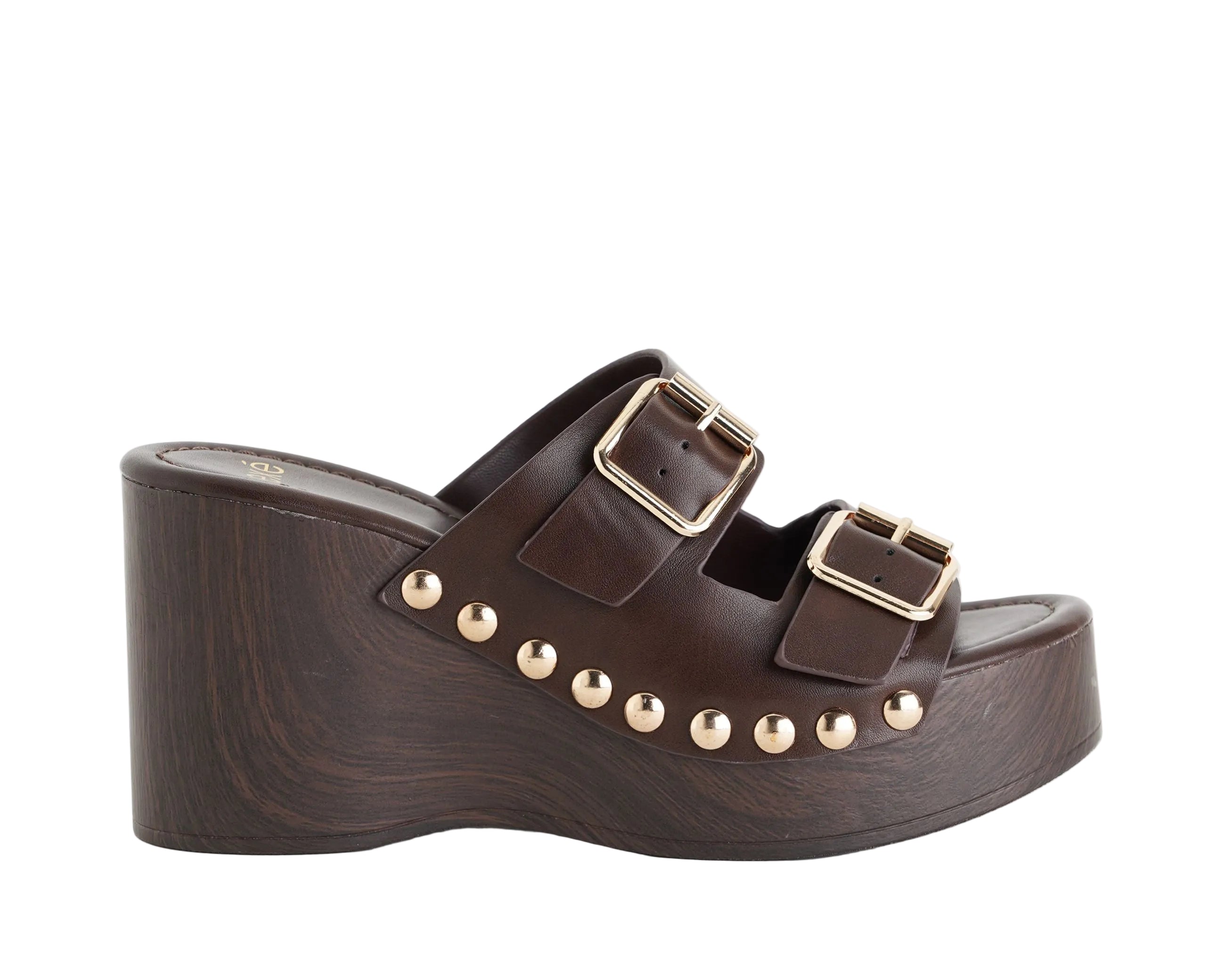 Sandalo con zeppa Exe 2671-10 Brown