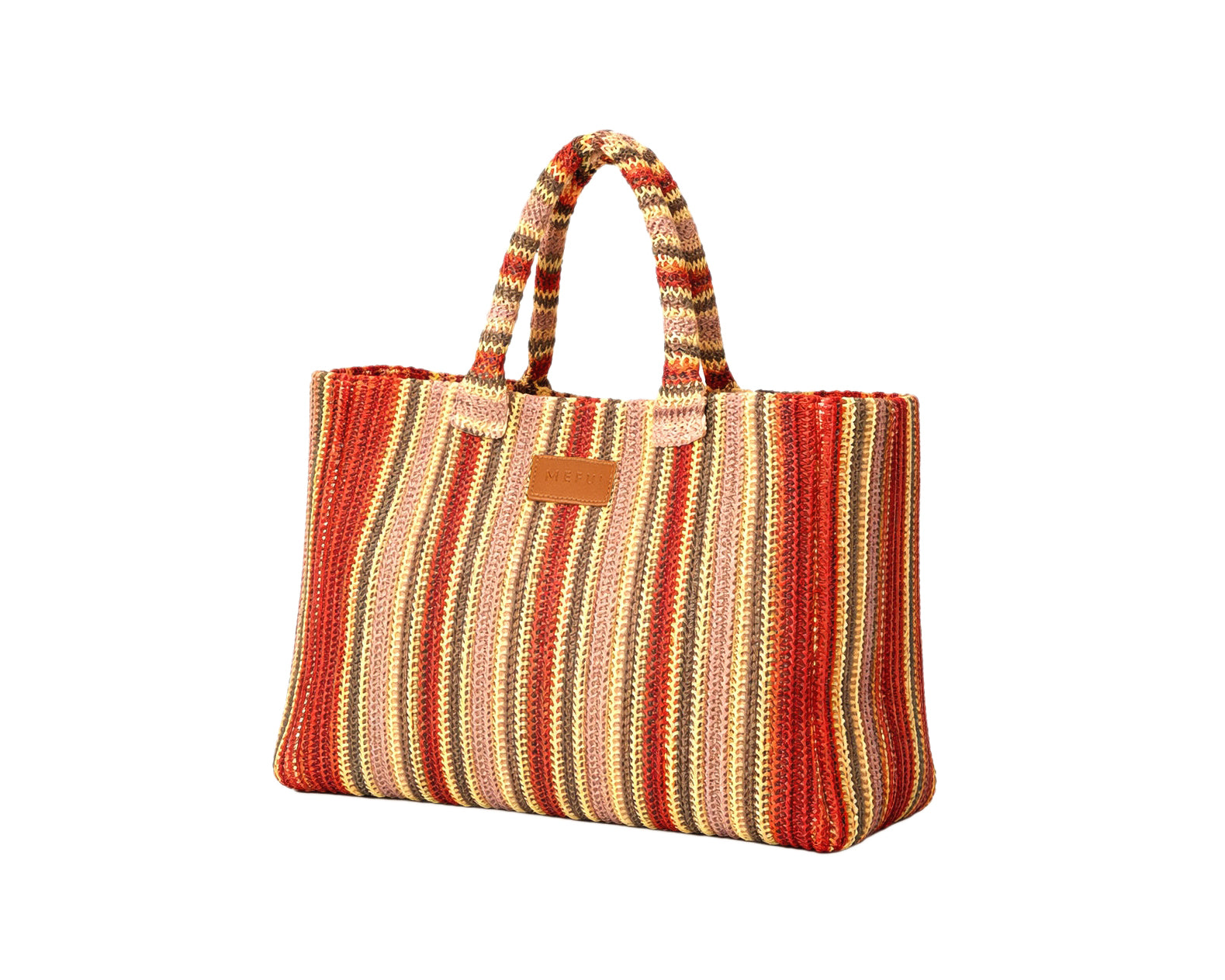 Maxi Bag Me Fui SW0085RD in rafia Rosso Donna