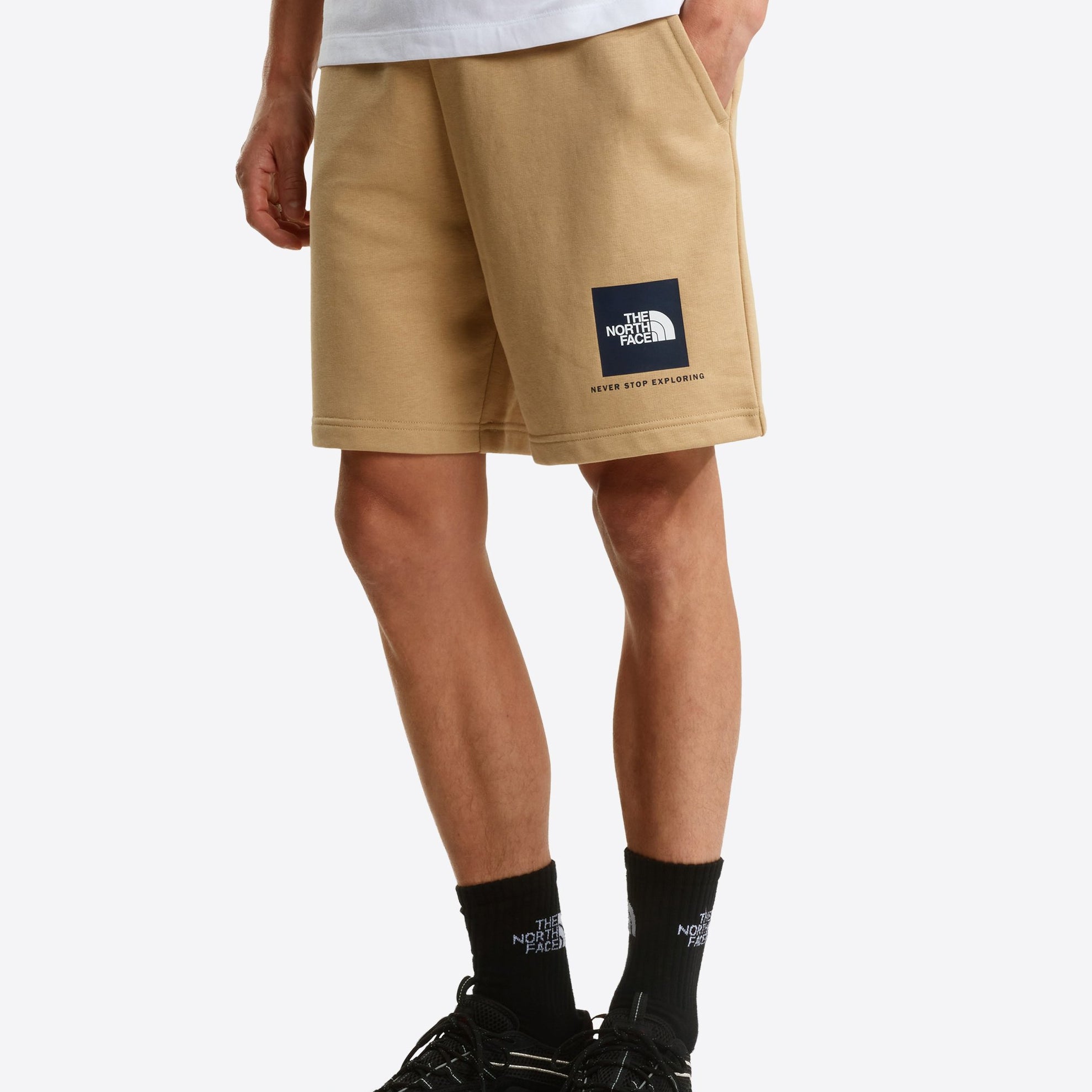 THE NORTH FACE NF0A8GQ8LK51 Shorts NSE Box Light Regular colore Beige (Khaki Stone)