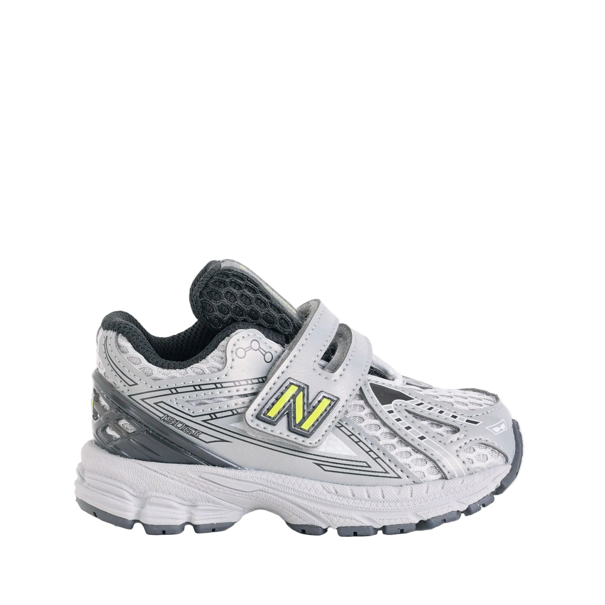 Sneakers Lifestyle New Balance 1906 Hook&Loop I19062QR Black metallic/Alcaline green Unisex bambino