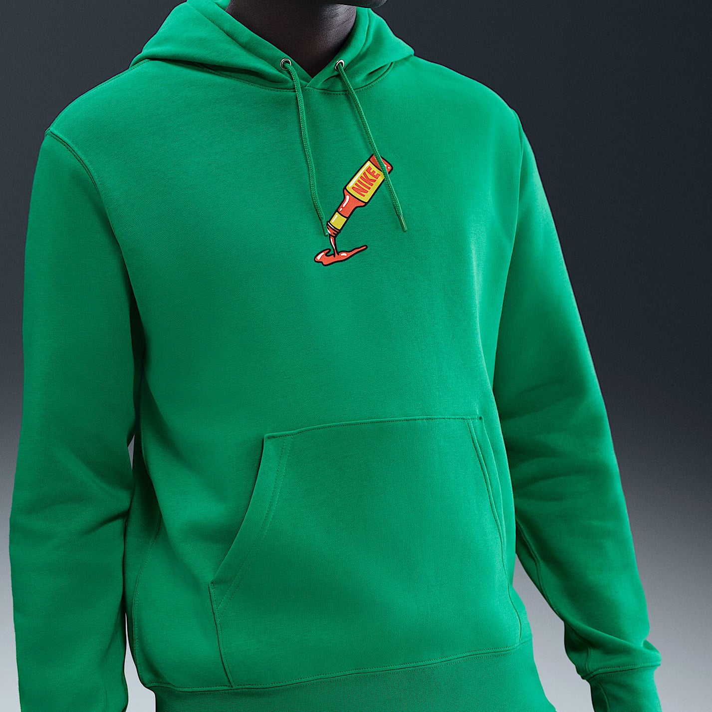 Felpa con cappuccio Nike Sportswear Club Sole Food IB4144 324 Uomo