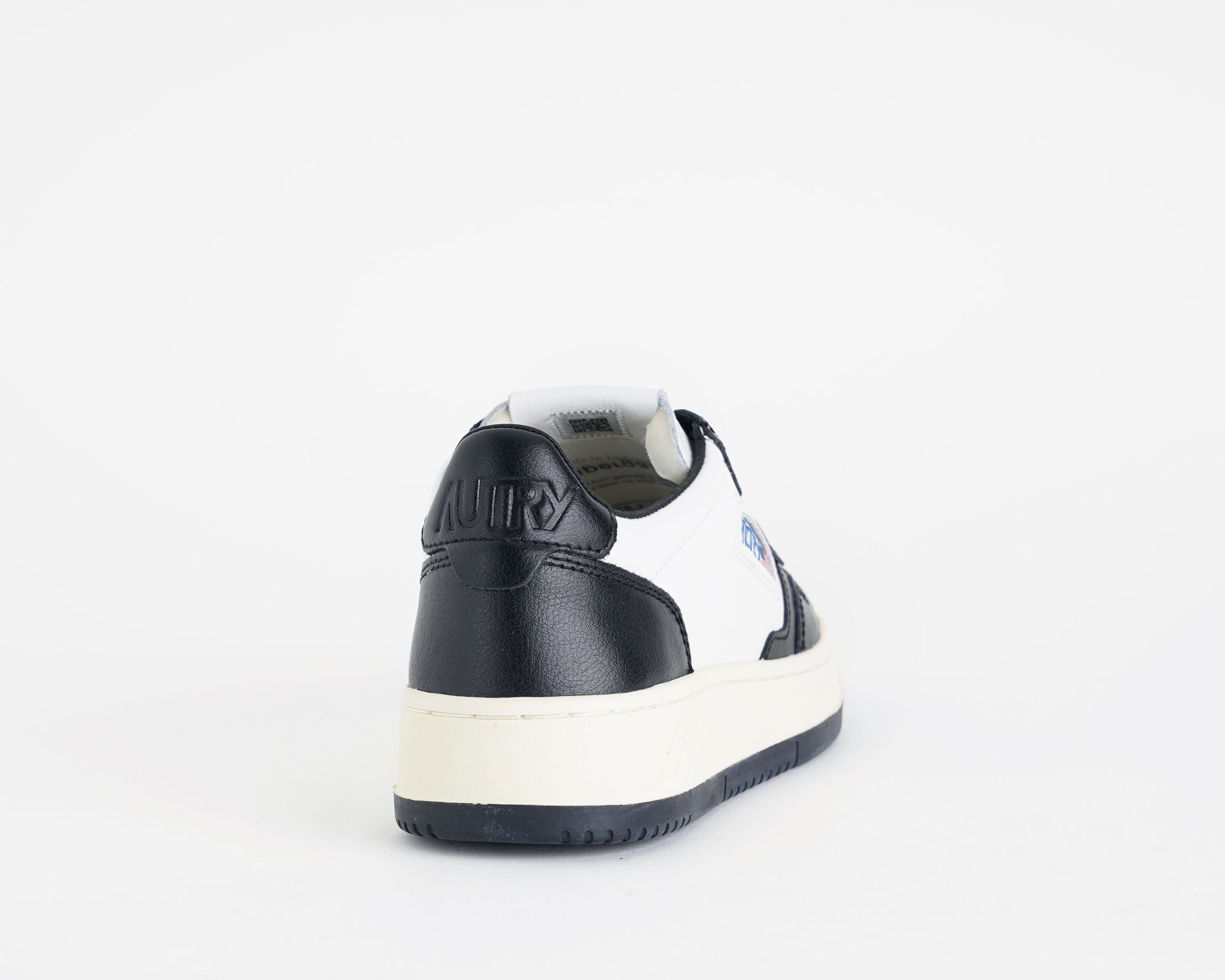 AUTRY Medalist Low Bicolor AULW WB01 sneakers pelle bianco nero