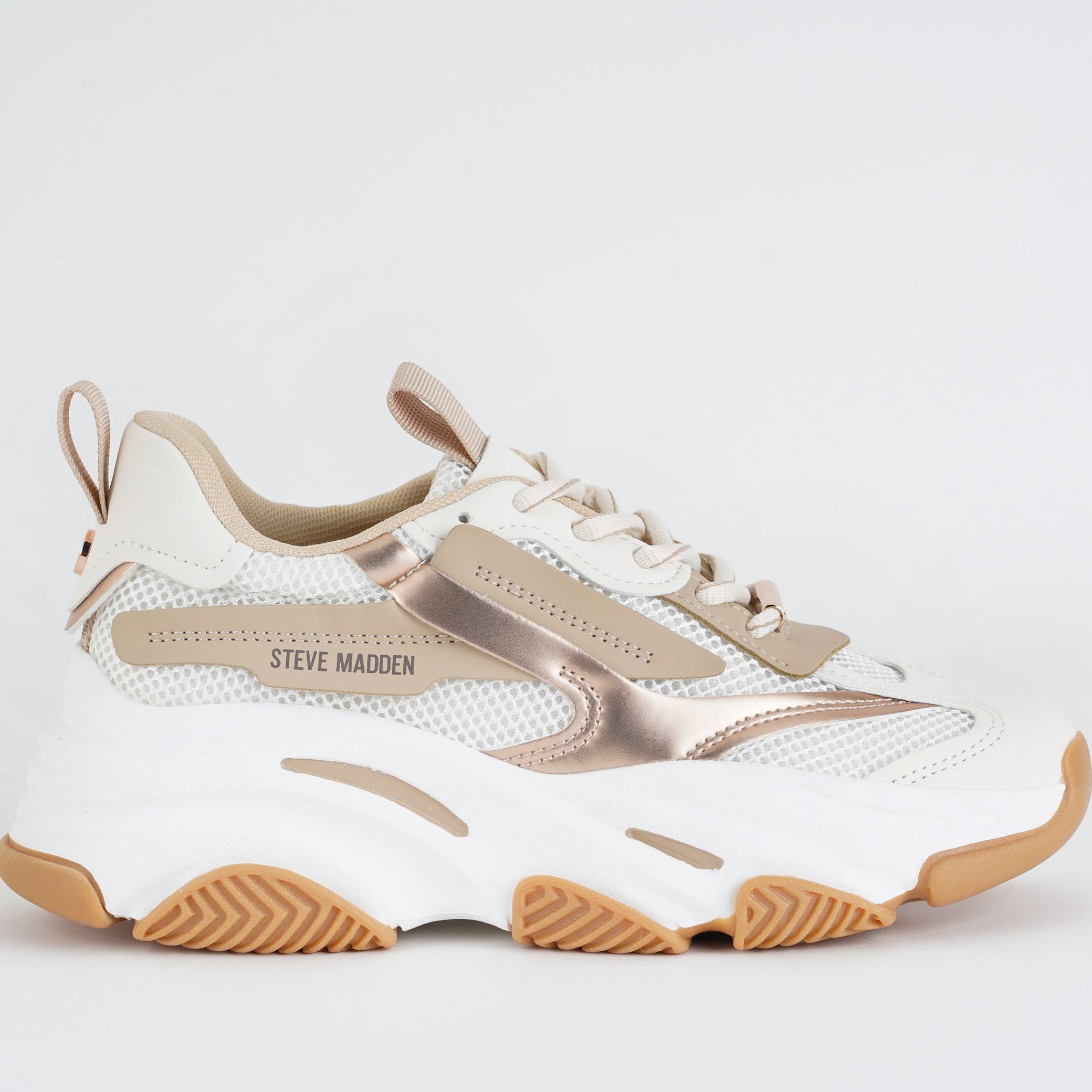 Sneakers Steve Madden POSSESION-E-CM8 Coconut Milk/Bronze Donna