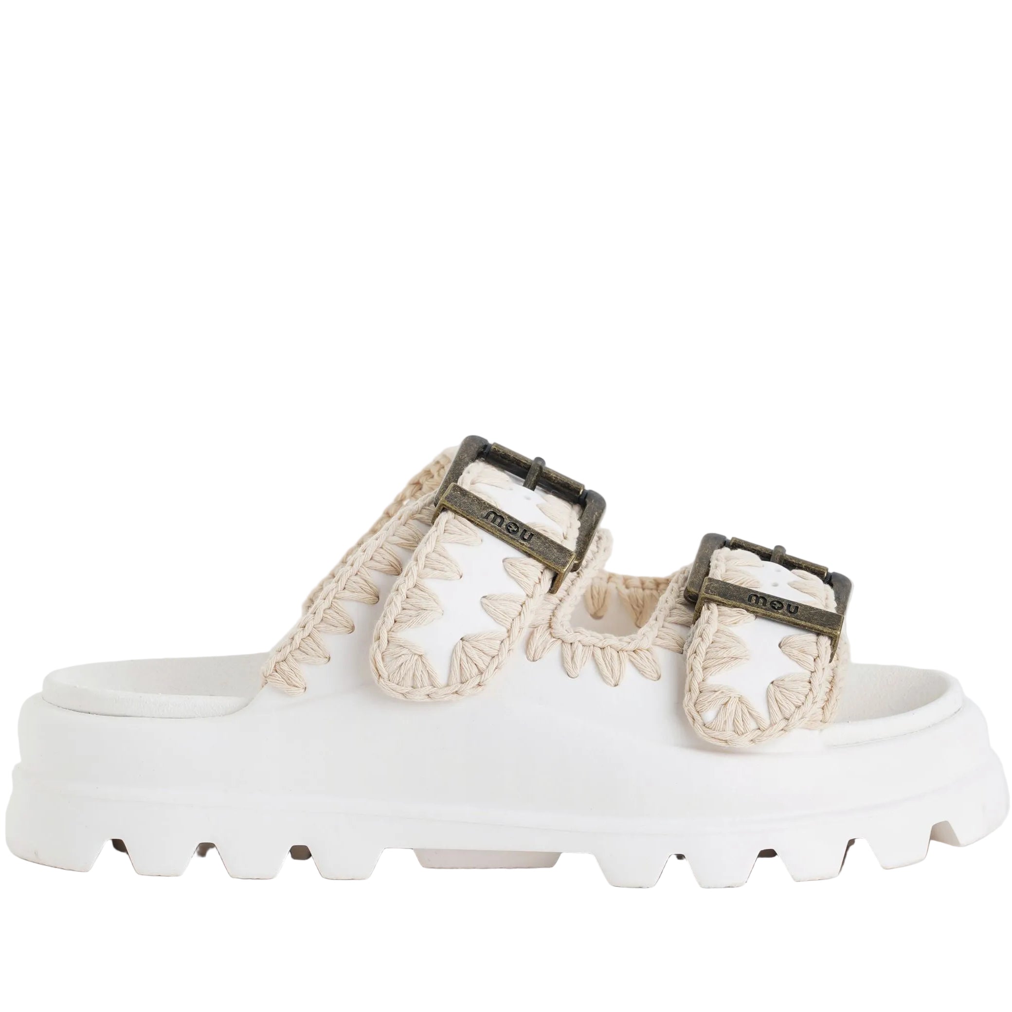 Sandalo Mou Eva One-Piece Slide Two-Buckles MU.SW661001N Donna