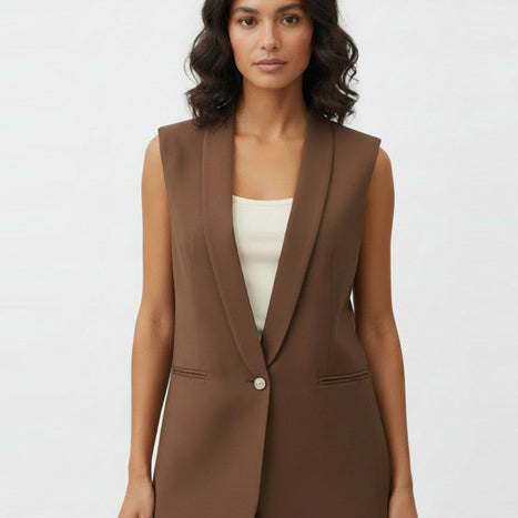 Gilet Vicolo TAB0243 Moro Donna