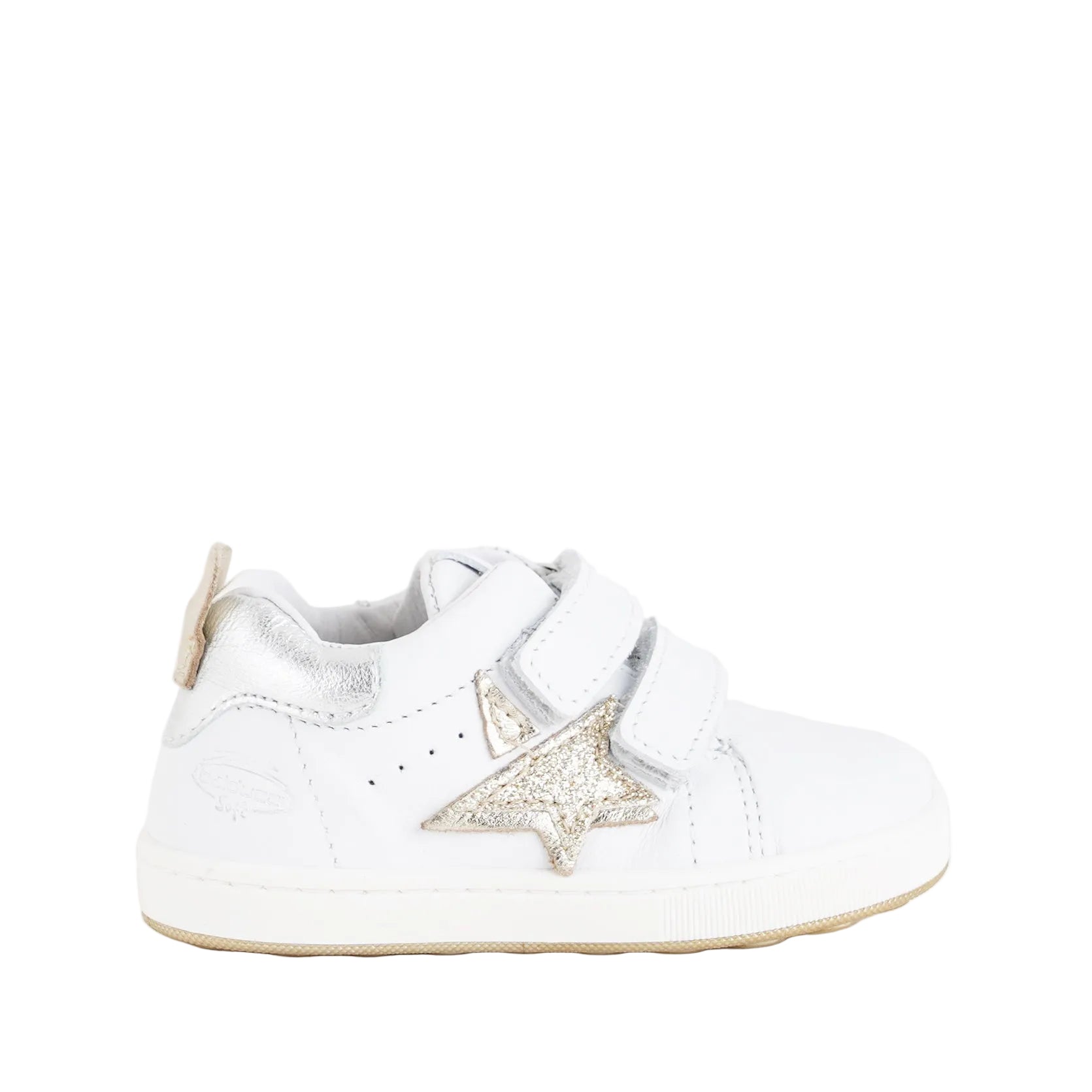 Sneakers con strappo Balducci CITA7205 Bianco/Oro Bambina
