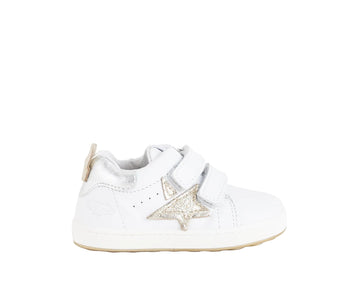 Sneaker Balducci CITA7205 Bianco/Oro Bambina Primi Passi