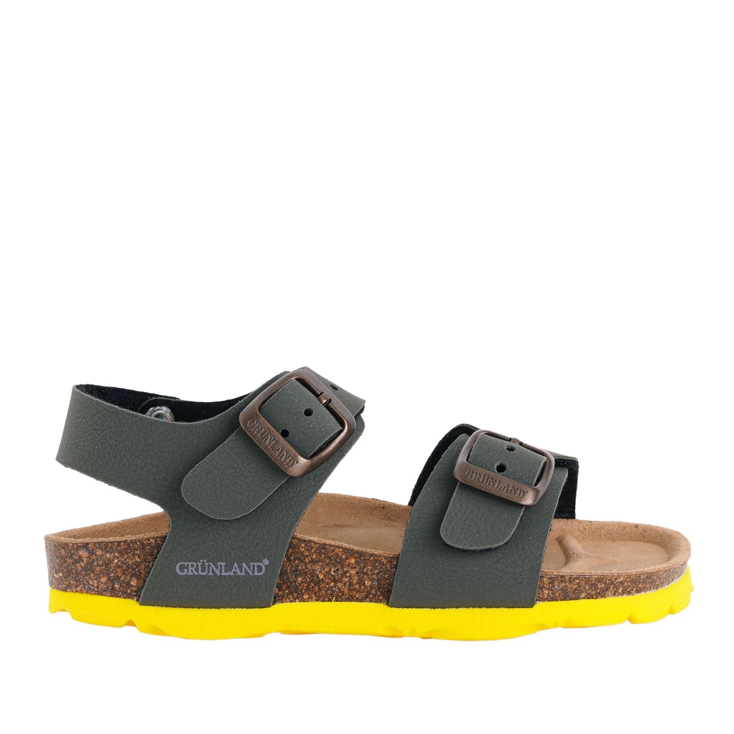 Sandalo Grunland Luce SB0901 in nabuk sintetico Bambino