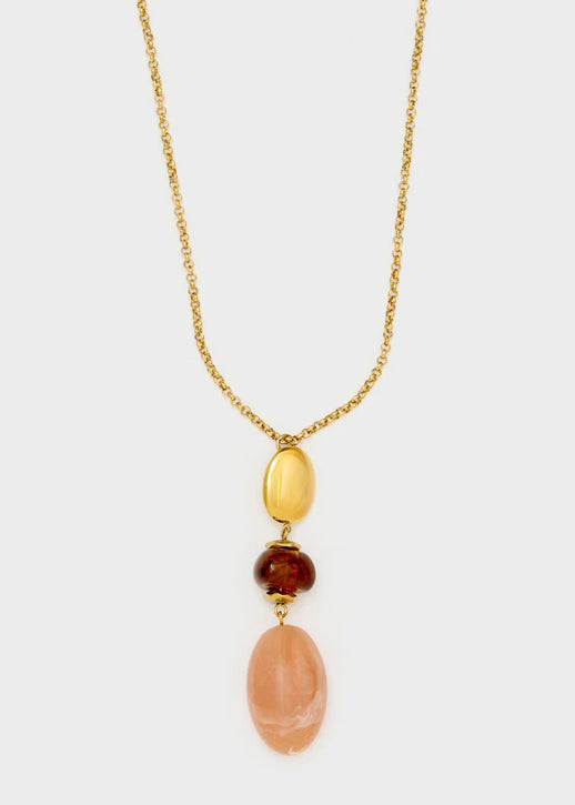 Collana Nalì Paola LNCL0182 Marrone/Rosa
