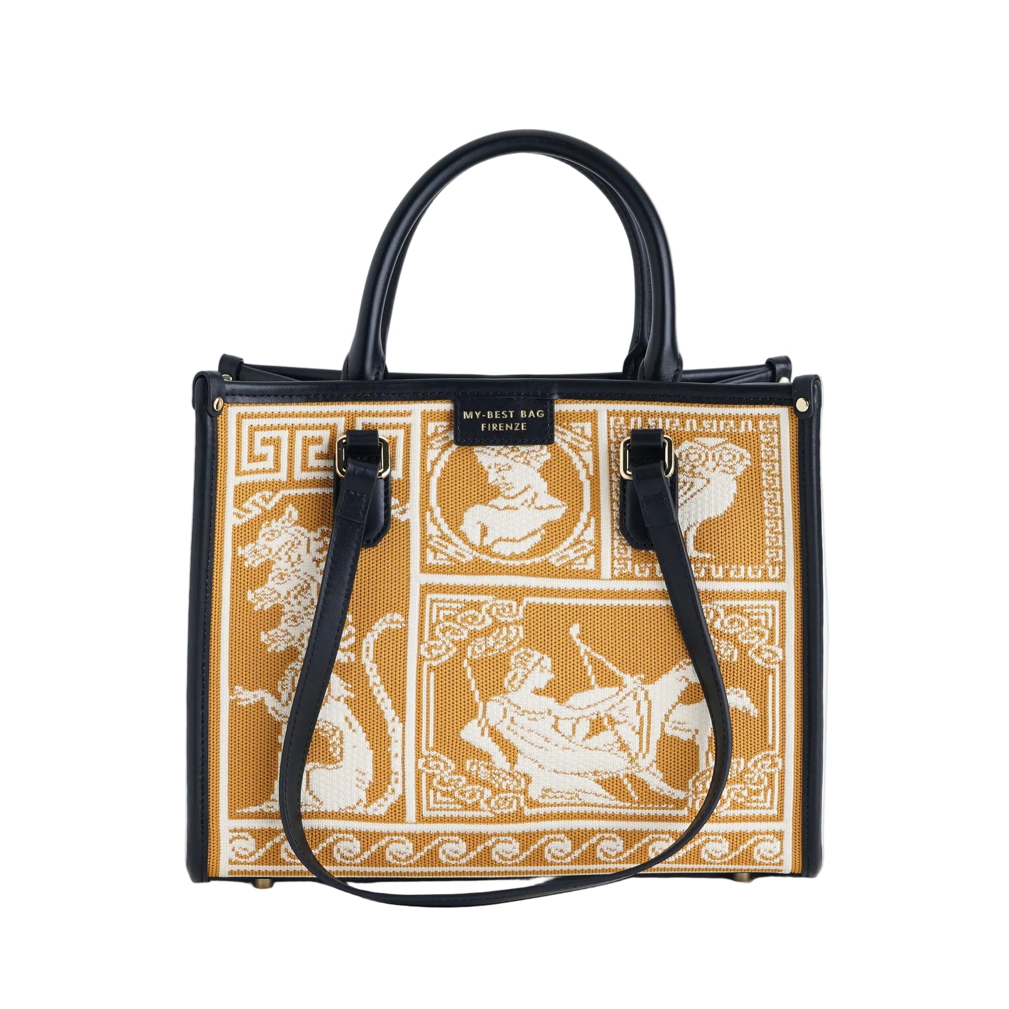 Borsa a mano My Best Bag Atena Agora Small S1-MYB-2014 Ochre