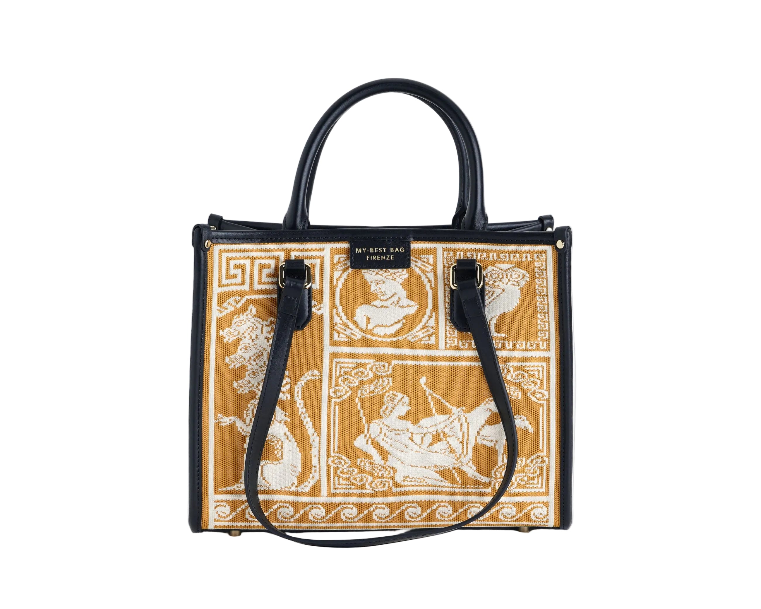 Borsa a mano My Best Bag Atena Agora Small S1-MYB-2014 Ochre