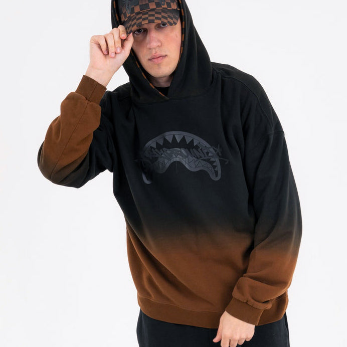 Felpa con cappuccio Sprayground New Shaded SP956G Nero Uomo