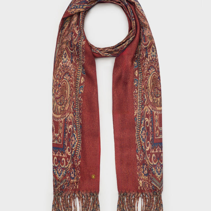 Sciarpa stampata Nalì Caroline LASC0345 Rosso Donna