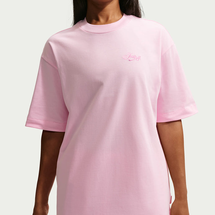 T-Shirt Oversize Nike IO3525-663 Pink Foam Donna