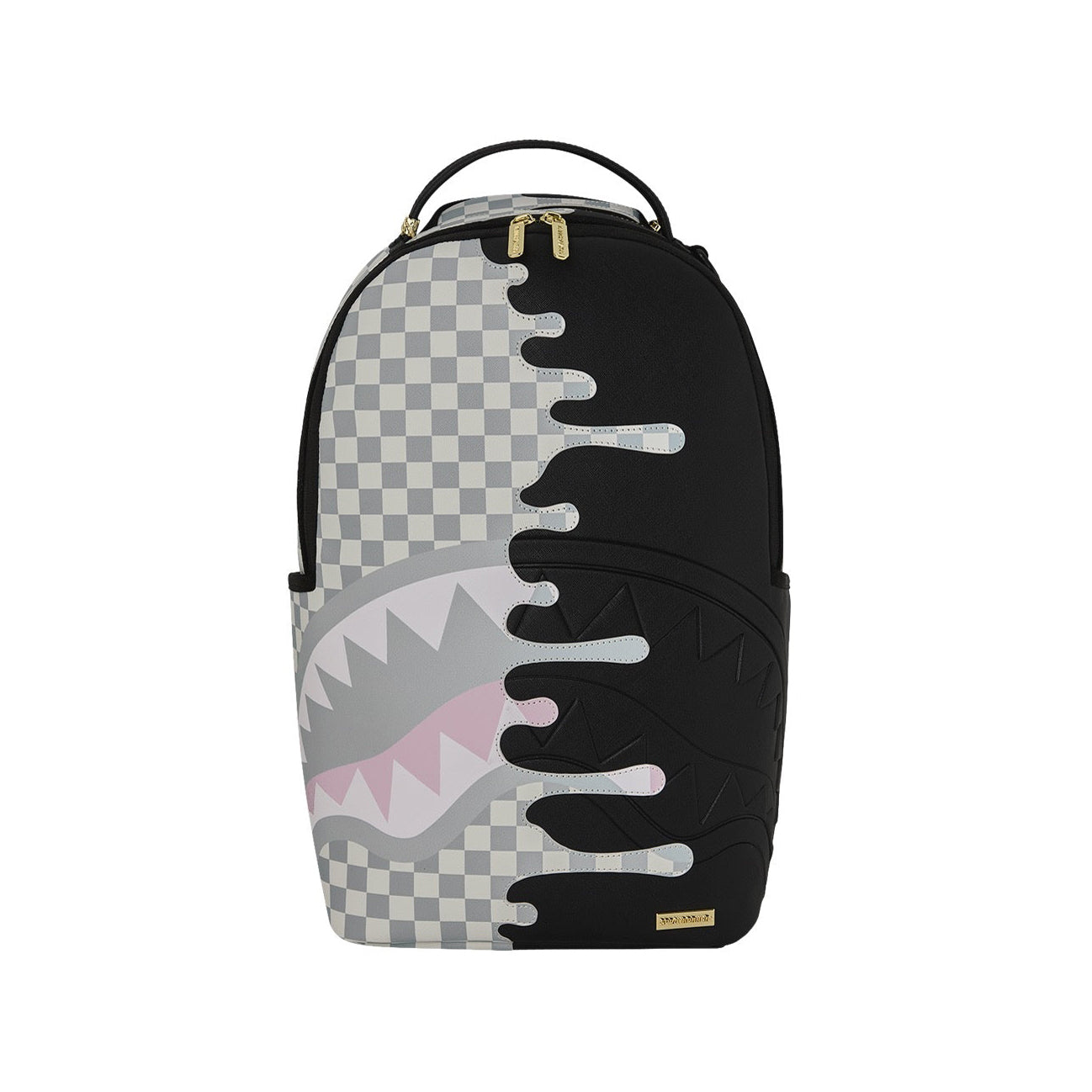 Sprayground Cream Check Unfinished Shark DLXSV Backpack 910B8758NSZ SPRAYGROUND Multicolore