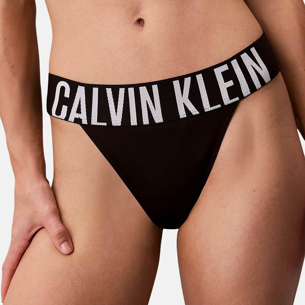 Perizoma con logo CALVIN KLEIN LV00QF8597 Nero Donna