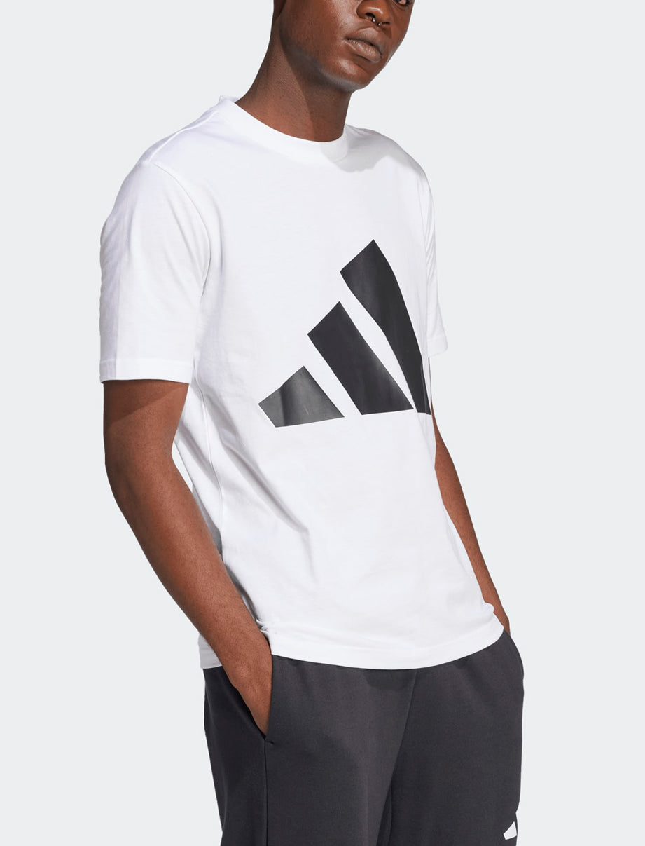 Adidas Essentials Big Logo T-Shirt White JE8943 – T-shirt uomo 100% cotone jersey girocollo