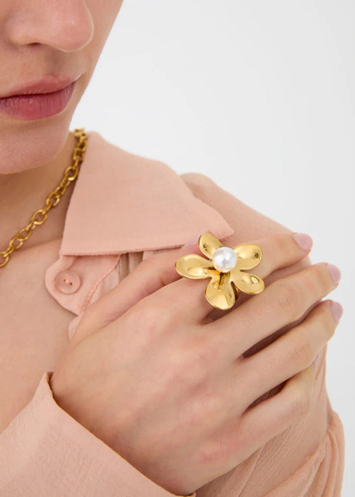 Anello Nalì Blossom MEAN0286 Oro