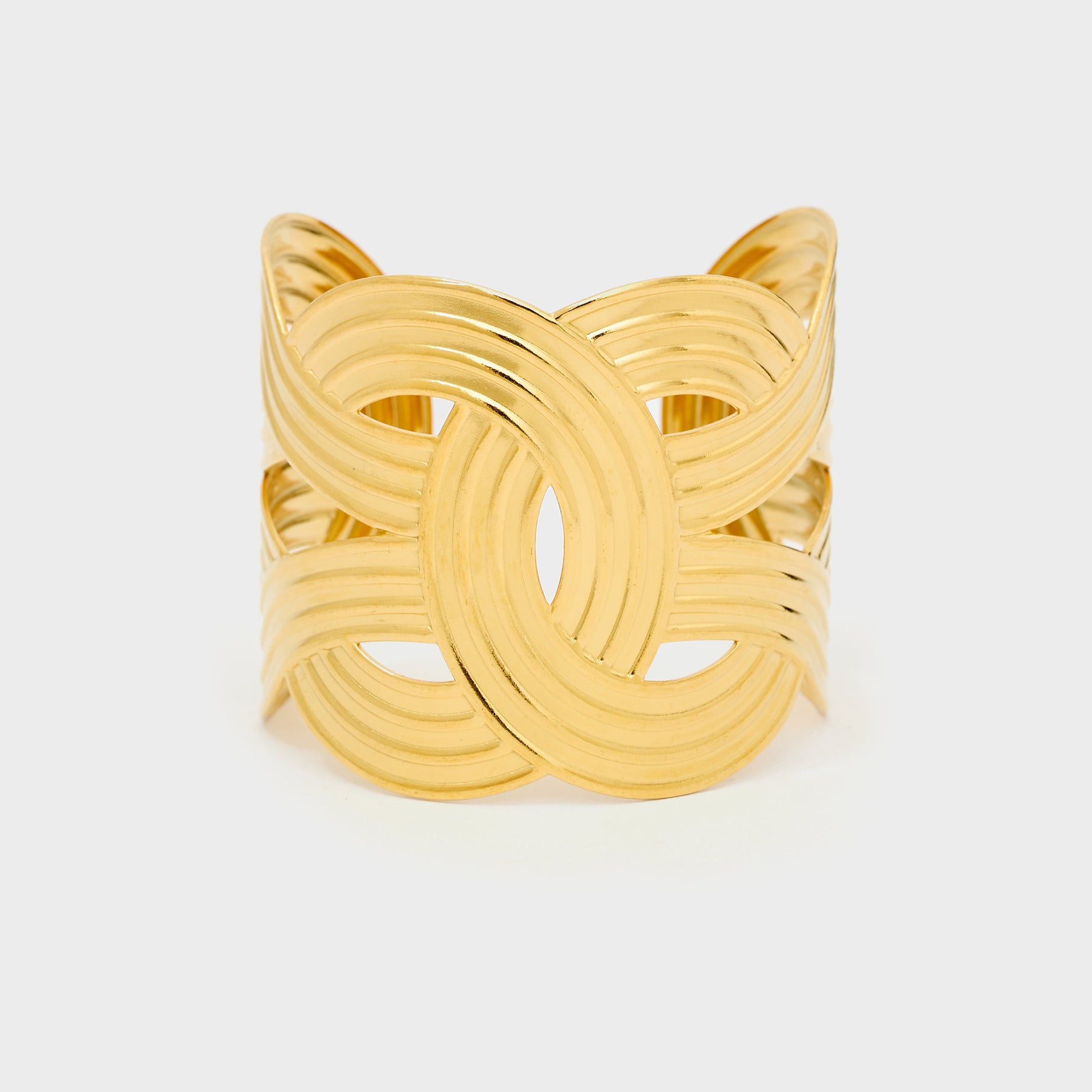 Bracciale Over Regolabile Lavorato Nali' YABR0005 Oro Donna