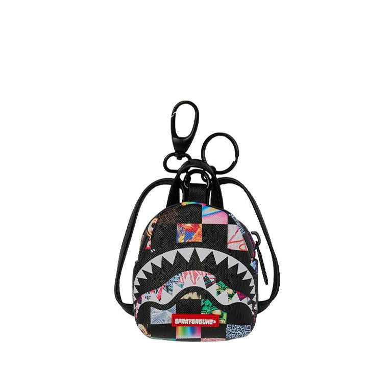 Portachiavi Sprayground Crazy Check Backpack Keychain 910K9442NSZ Unisex Uomo Donna