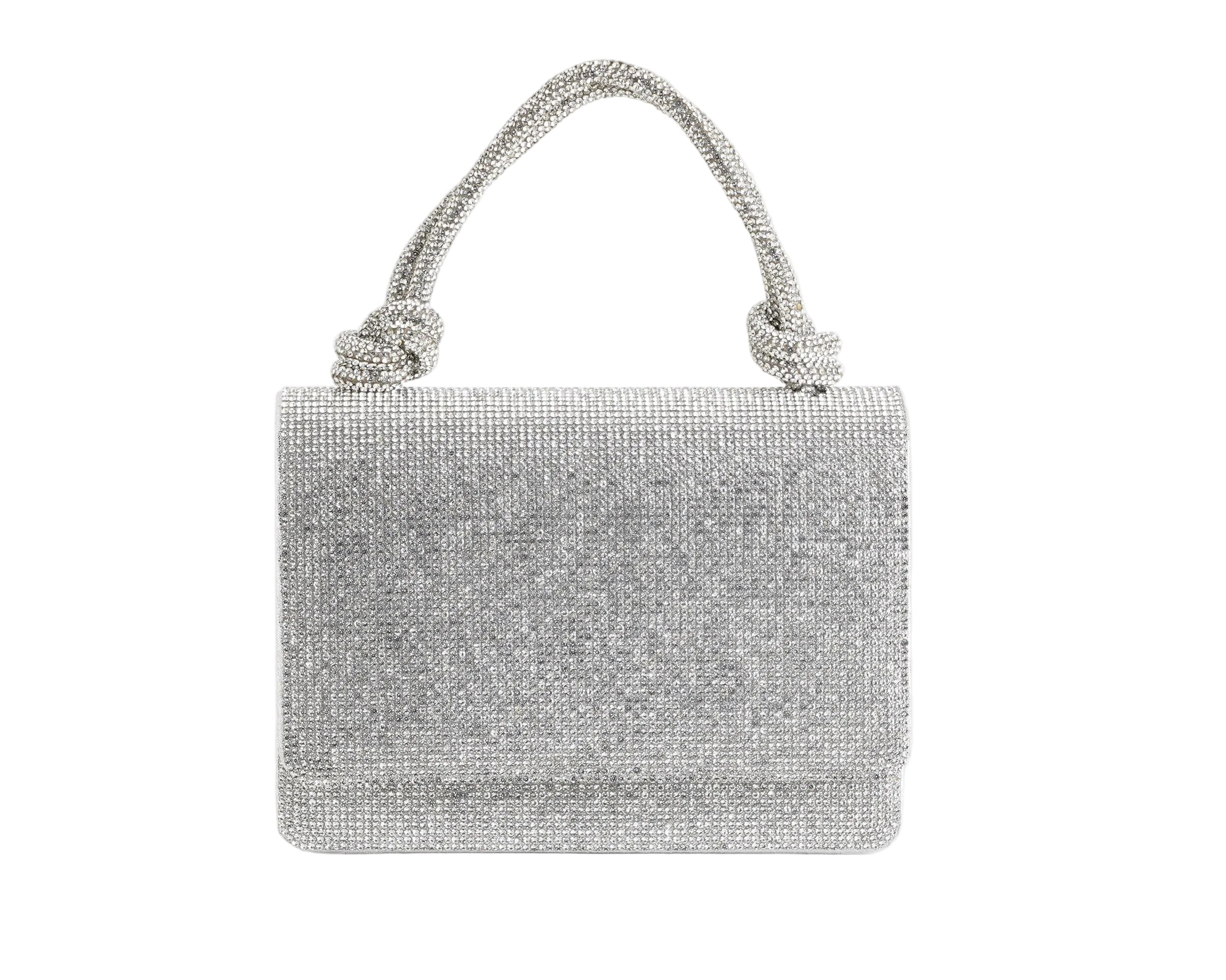 Pochette Exe 301 Silver Strass