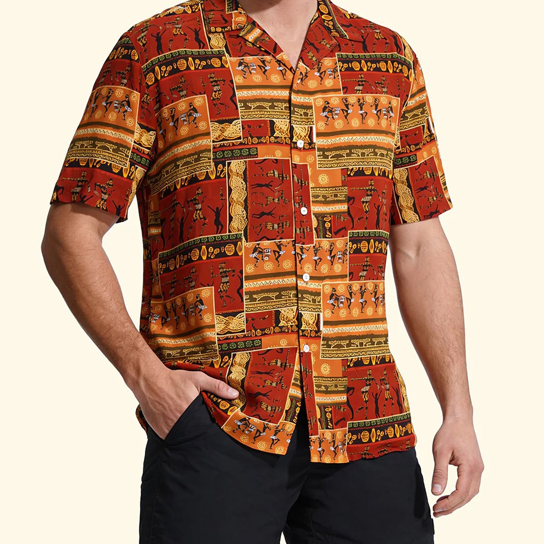 F**K FK26-SM6650X01 Camicia fantasia Fantasia Uomo