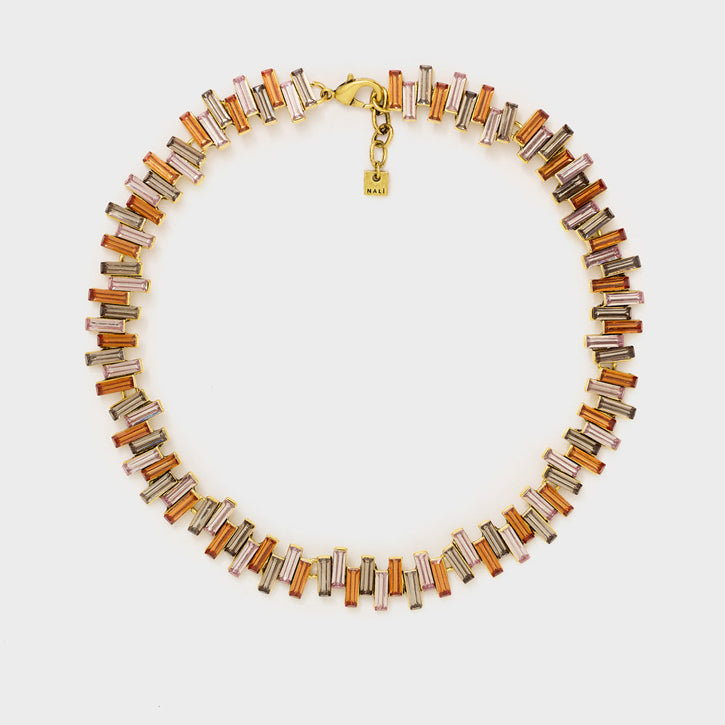 Collana Nora girocollo con pietre NALI' EMCL1037 Oro Donna