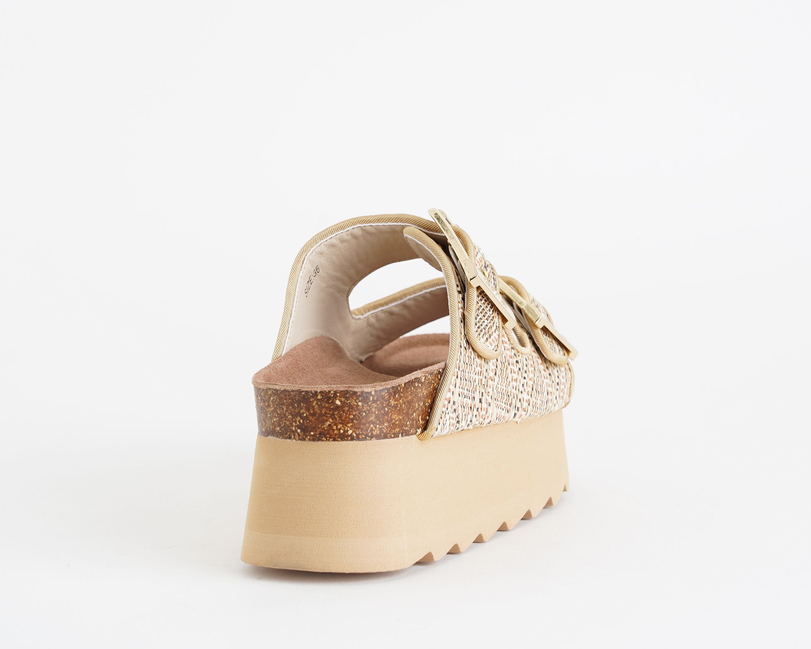 `Sandalo platform Colors of California HC.BES602 Natural (NAT) Donna`