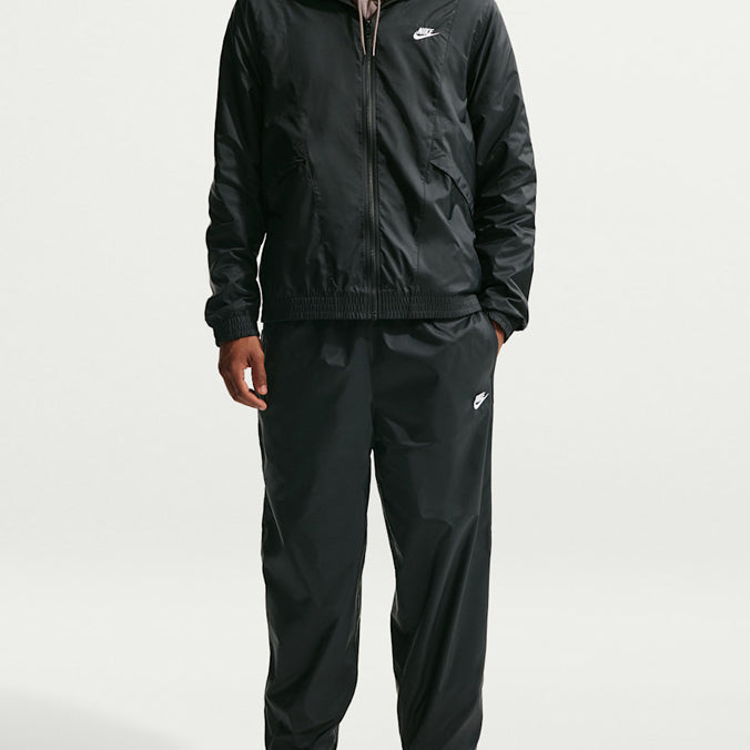 Tuta in tessuto Nike Club HJ1985-013 Black/Black/Black/(White) Uomo