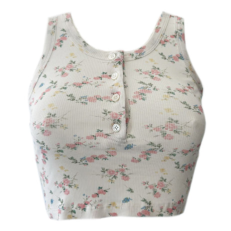 Canotta cropped Vicolo UAB0185 Rosa