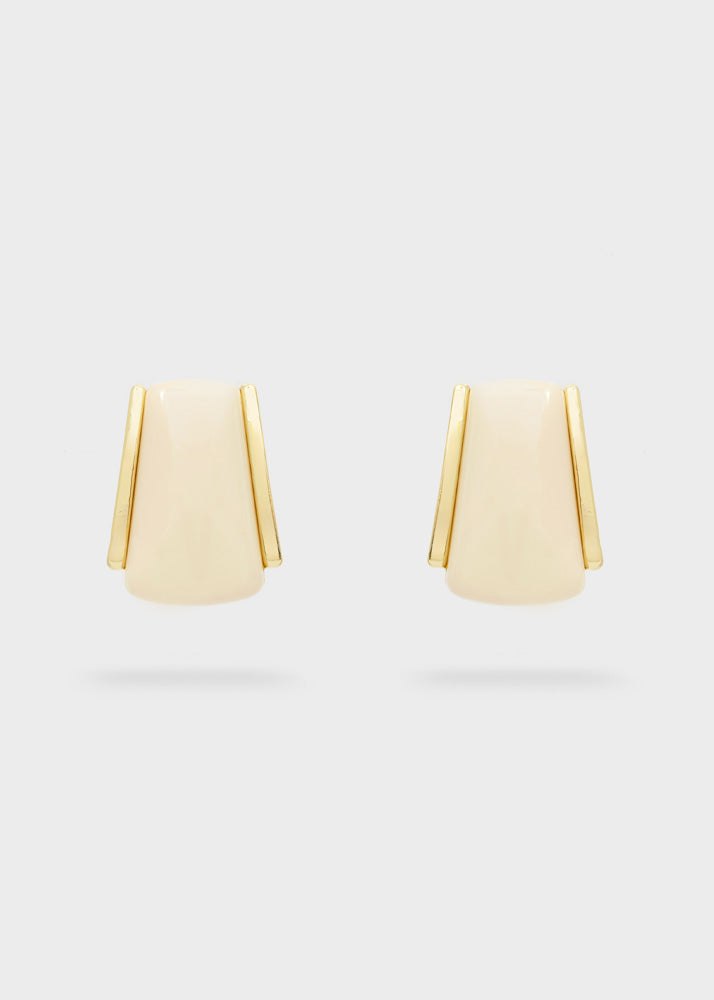 Orecchini con clip Nalì Aura VSOR0005 Oro/Beige