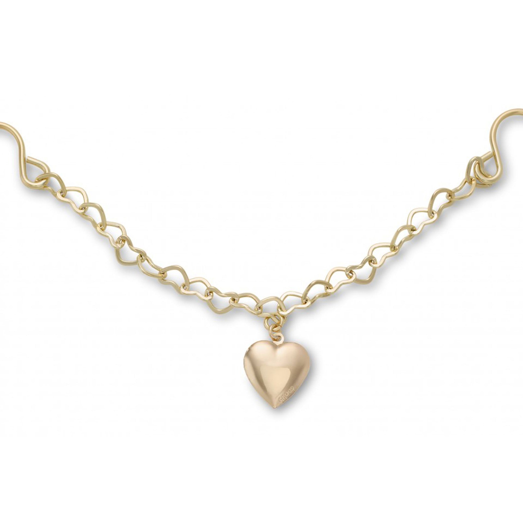 Jibbitz Crocs Charms Gold Rivet Chain with Heart CR.5922 JIB Multi Unisex Uomo Donna