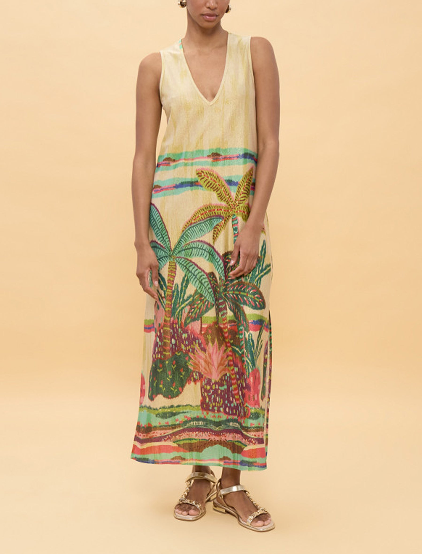 Abito elegante Lola Casademunt LS2616038 Ecru-Multicolor