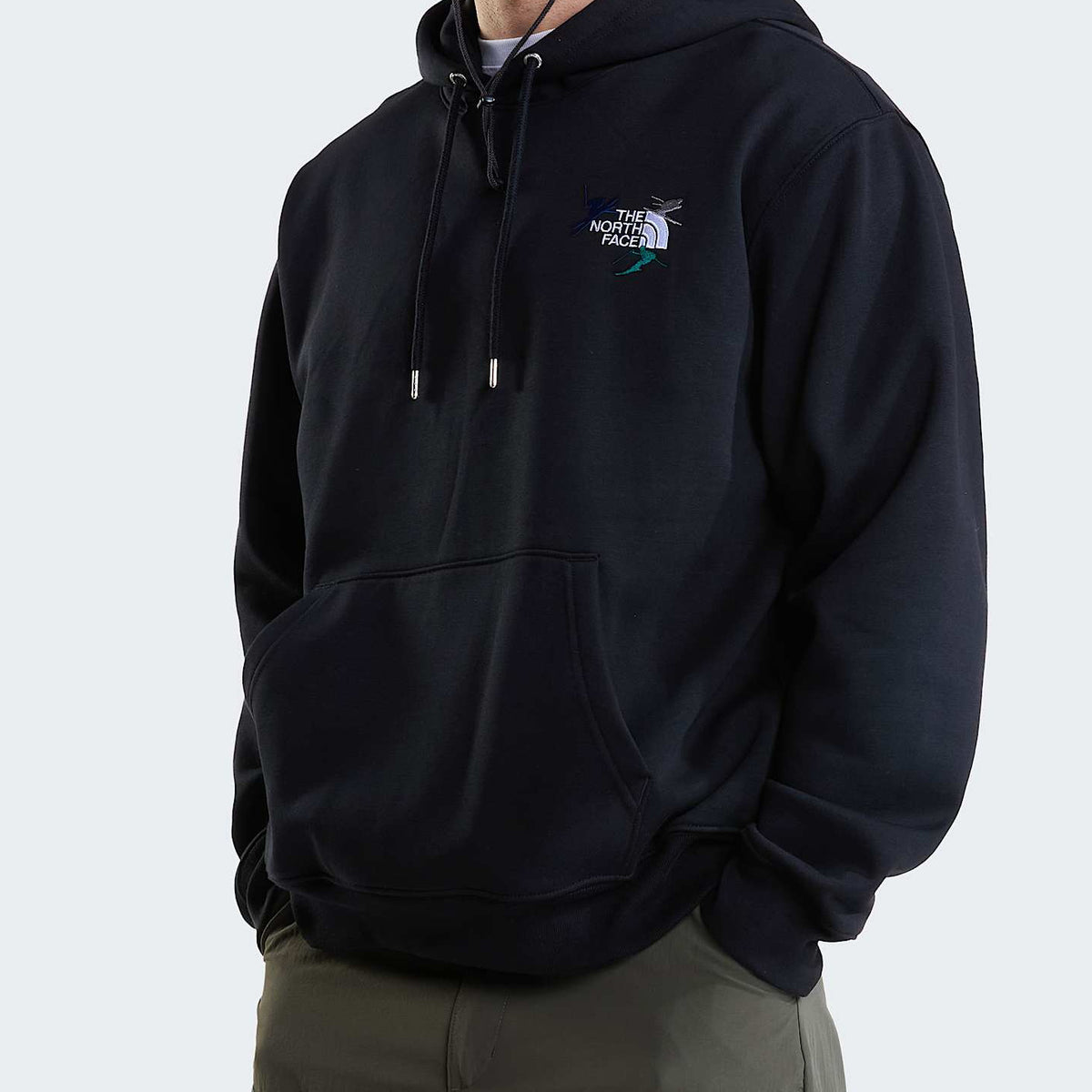 Felpa con cappuccio The North Face Off Piste Embroidered NF0A8JPNJK31 Nero Unisex Uomo Donna