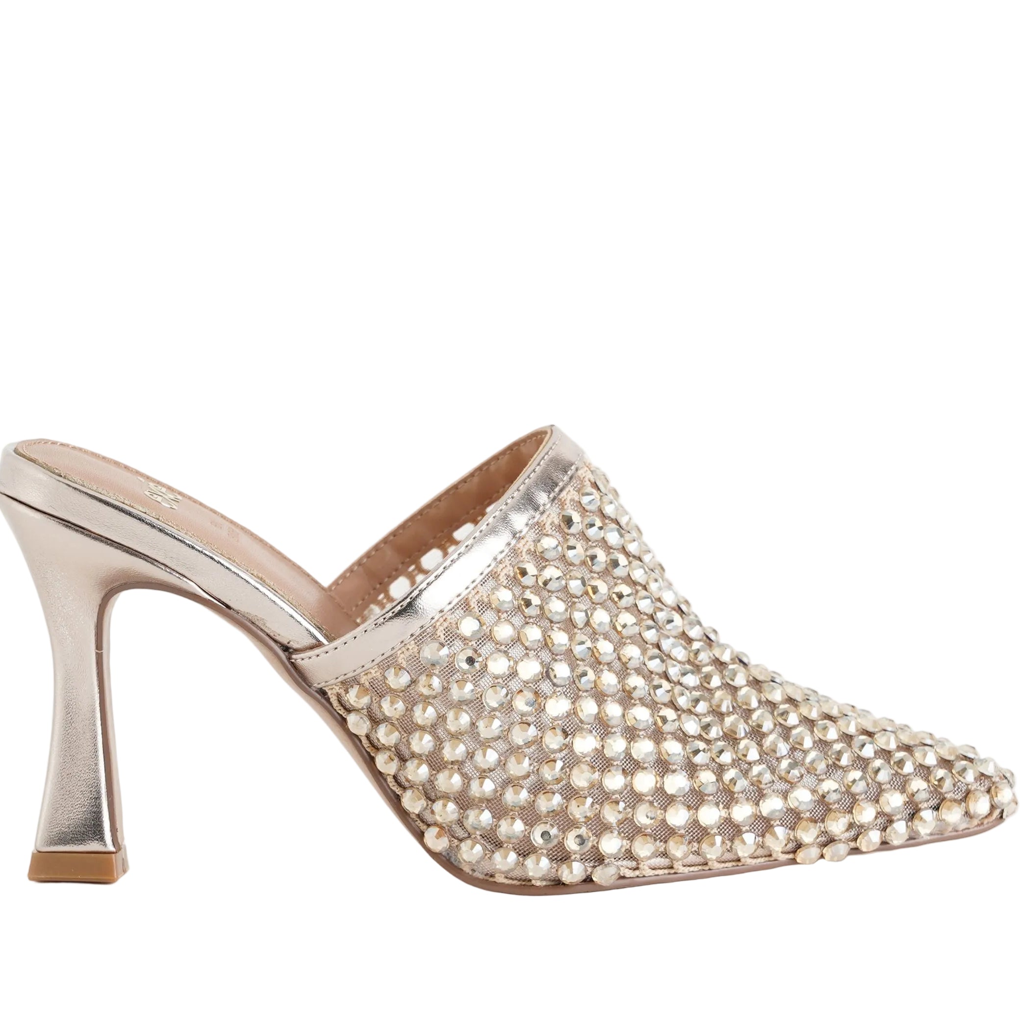 EXE LAMINA-285 Light Gold Strass
