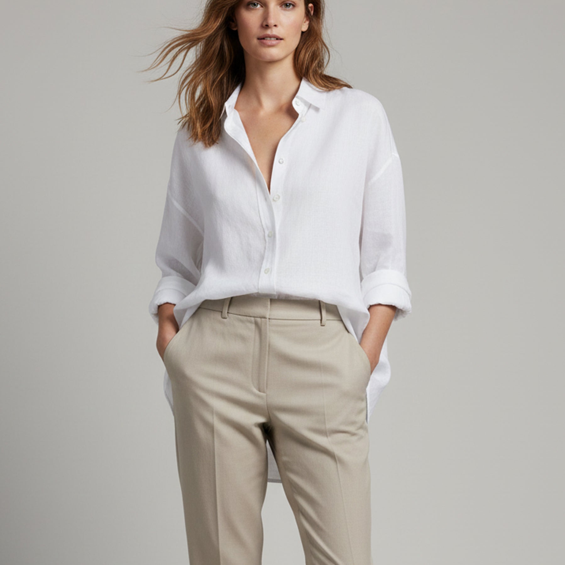Camicia Anonyme Tencel Summer Shirt P26SB238 White