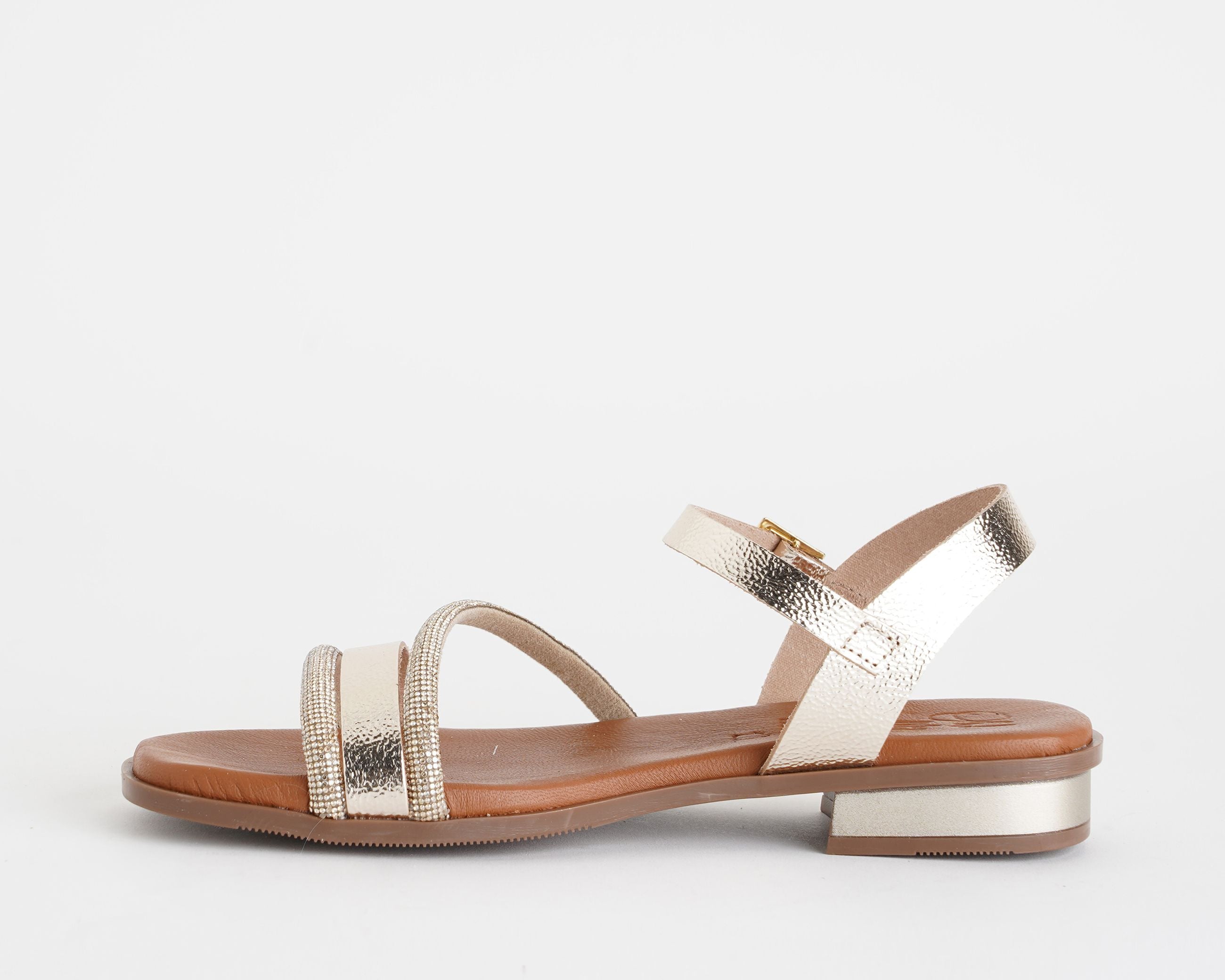 `Sandalo basso Oh My Sandals 5871 Champagne Donna`